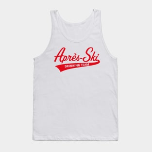 Après-Ski – Drinking Team (Lettering / Apres Ski / Apresski / Red) Tank Top